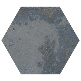 Home Hexagon Tile 7" x 6" - Bluelagoon