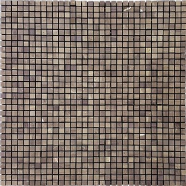 Tessera Mosaic Tile 11.75" x 11.75" - Marrone