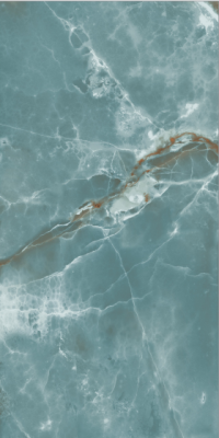 Onyx Marble Look Tile 24" x 48" - Aqua