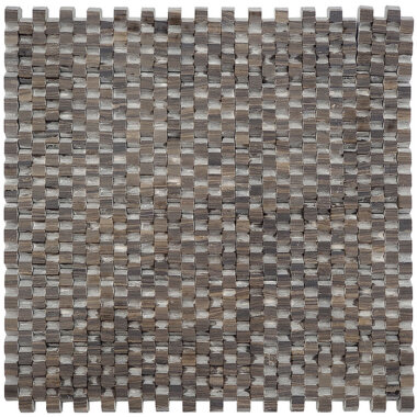 Cadena Mosaic Tile 12" x 12" - Marrone