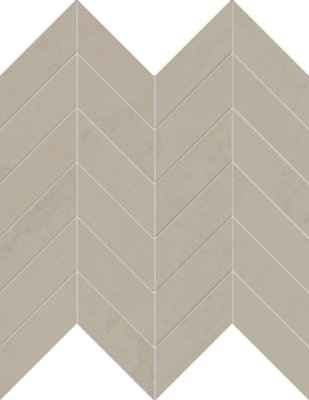 Nuances Chevron Mosaic Tile 12" x 12" - Beige