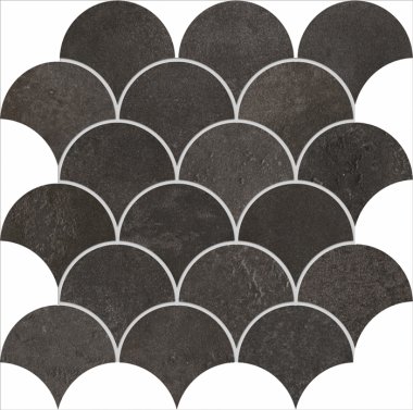 Home Shell Mosaic Tile 12" x 12" - Darkpeat