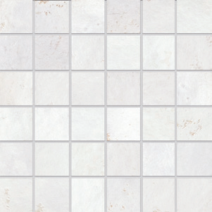 Home 2" X 2" Mosaic Tile 12" x 12" - Whitepastel