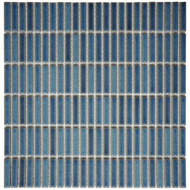 Selma Mosaic Tile 11.8" x 11.8" - Slate Blu