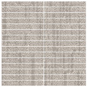 Digitalart Tile Linear Mosaic 11.8" x 11.8" - Ecru