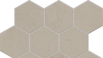 Nuances Hexagon Mosaic Tile 12