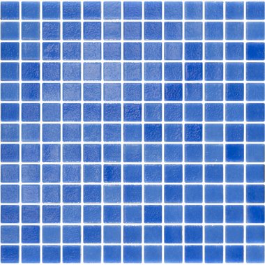 Niebla 1" x 1" Mosaic Tile 13" x 13" - Azul