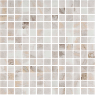 Mythos 1" x 1" Mosaic Tile 13" x 13" - Capri Matte