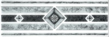 New Albion Wall Listello Tile 3" x 8" - Grey
