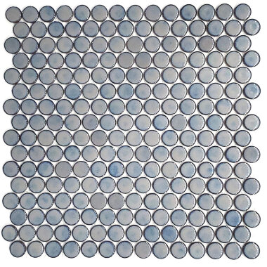 Yenny Rounds Tile 11.5" x 11.6" - Denim