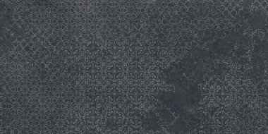 Nuances Tile 12" x 24" - Anthracite Deco Lace