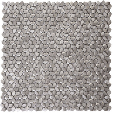 Paragon Mosaic Tile 12" x 12" - Brushed Silver