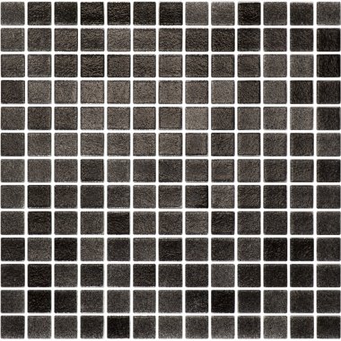 Niebla 1" x 1" Mosaic Tile 13" x 13" - Negro