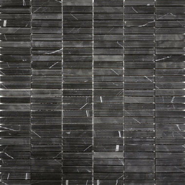 Avante Mosaic Tile 12.13" x 12.25" - Nero