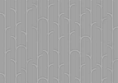 Geometra Tile 3" x 12" - Charcoal Ivy