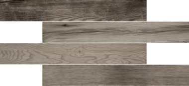 Treverkfusion Wood Look Porcelain Tile 4" x 28" - Grey