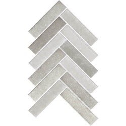 Pietra Di Ostuni Herringbone Tile 12" x 22" - Grigio