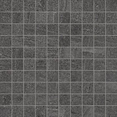 Elegance Pro 1"x1" Mosaic Tile 12" x 12" - Anthracite