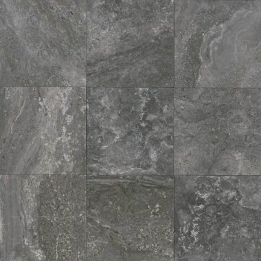 Laurel Heights Floor 12" x 12" - Charcoal Crest