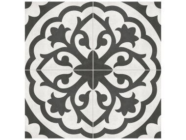 Form Monochrome Lotus Deco Tile 8" x 8" - Multi