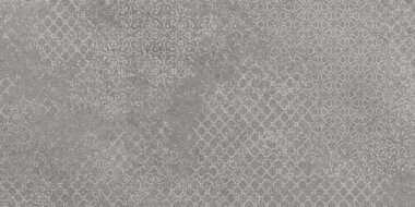 Nuances Tile 24" x 48" - Grey Deco Lace