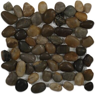 Cobblestone Flat Tile 12" x 12" - Multicolore