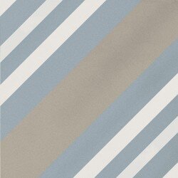 Anthology Smalta Geometric Deco Tile 8" x 8" - Light Blue