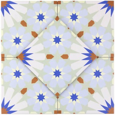 Hermosa Decor Tile 9" x 9" - Uffizi