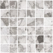 Venistone 2" x 2" Mosaic Tile 12" x 12" - Grey