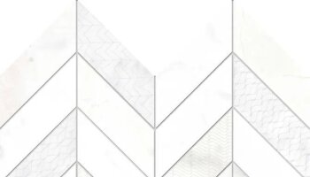 Concert Chevron Mosaic Marble Look Tile 12