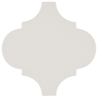 Define Arabesque Tile 5" x 8" - White