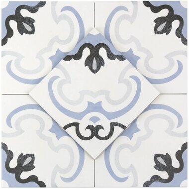 Hermosa Decor Tile 9" x 9" - Met