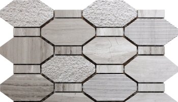 Bali Pacific Rim - Hexagon Mosaic Tile - 11