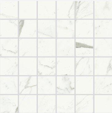 I Marmi Marble Look Tile Mosaic 2" x 2" - Statuario Polished