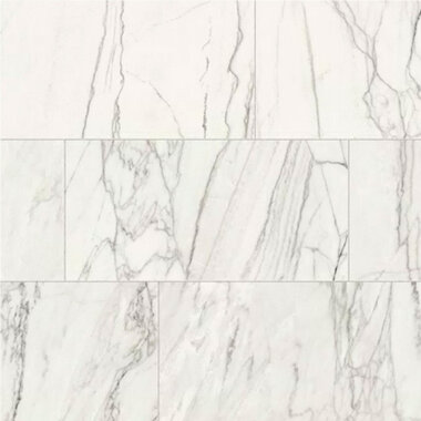 JEM Polished Marble Look Tile 24" x 48" - Forte White