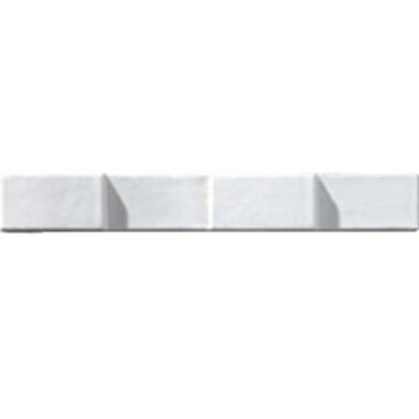 Ombre Short Rectangular 1.188" x 1.938" - White