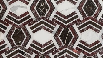 Encore Bordeaux Decor Marble Look Tile 11