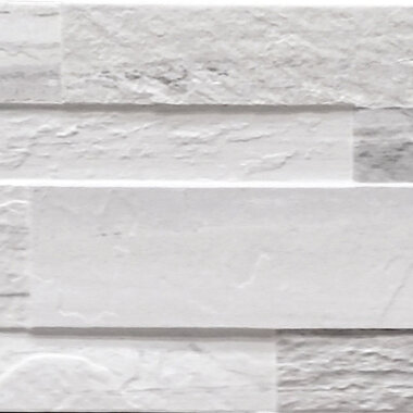 Palissandro Marble Look Tile 3-D Decor 6" x 24" - White