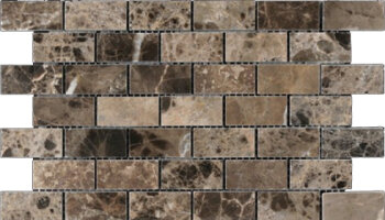 Emperador Dark Line Mosaic 1