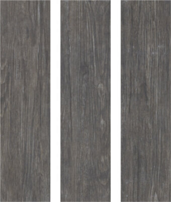 Savana Wood Look Porcelain Tile 6" x 24" - Black