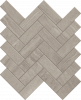 Stoneways Herringbone Mosaic Tile 12" x 14.5" - Velvet