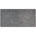 Crosby Juneau Sandstone Luxury Vinyl Tile 12" x 24" - Dark Gray