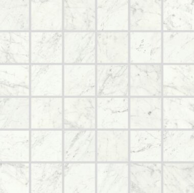 I Marmi Marble Look Tile Mosaic 2" x 2" - Carrara Matte