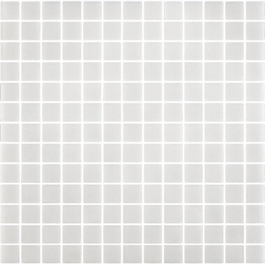 Niebla 1" x 1" Mosaic Tile 13" x 13" - Blanco