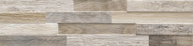 Wall Art Wood Look Porcelain Tile 6" x 24" - Taupe