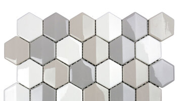 Constantine Hexagon Mosaic Tile 10.25