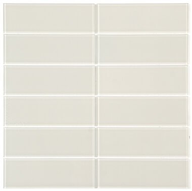 Vitro Slim Tile 12" x 12" - Ivory