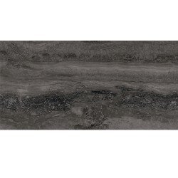 Via Appia Polished Vein Cut Marble Look Tile 12" x 24" - Dark