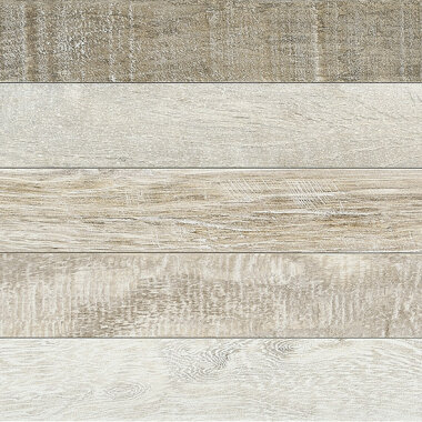 Wood Mood Wood Look Porcelain Tile 3" x 24" - Bianco