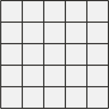 Fineart 2" x 2" Mosaic Tile 12" x 12" - Grey